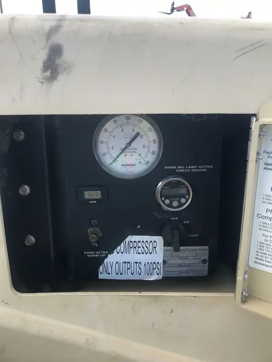 2018 Doosan C185WDZ-T4F Air Compressor