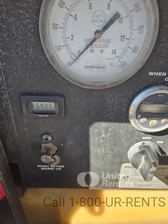 2017 Doosan C185WDZ-T4F Air Compressor