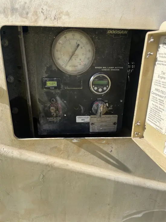 2018 Doosan C185WDZ-T4F Air Compressor