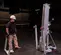 Silver Genie 16-18 ft. manual material lift with attachment removed