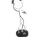 Black MiTM Pressure Washer Surface Cleaner with Rotary Wash Brush