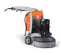 Orange Husqvarna electric Walk-Behind Concrete Grinder