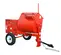 Red MULTIQUIP Mortar Mixer, 12 cubic ft., Gas Powered