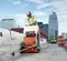 Orange Walk-behind Concrete Saw
