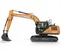 Orange and gray CASE 29,000-38,000 lb. Excavator