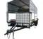 Silver and black COOLZONE 16,000 CFM Evaporative Cooling Trailer