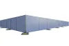 Temporary Fence with Privacy Screen product image with white background