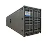 Gray GENERIC 40 ft. by 8 ft. by 9.5 ft. Ground-Level Office Container, 1 Restroom