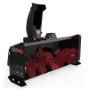 Black Virnig Snow Blower Attachment for Skid Steer