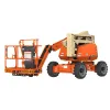 Orange JLG 33 foot diesel hybrid Articulating Boom Lift
