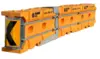 Crash Cushion Barrier Deep Etched