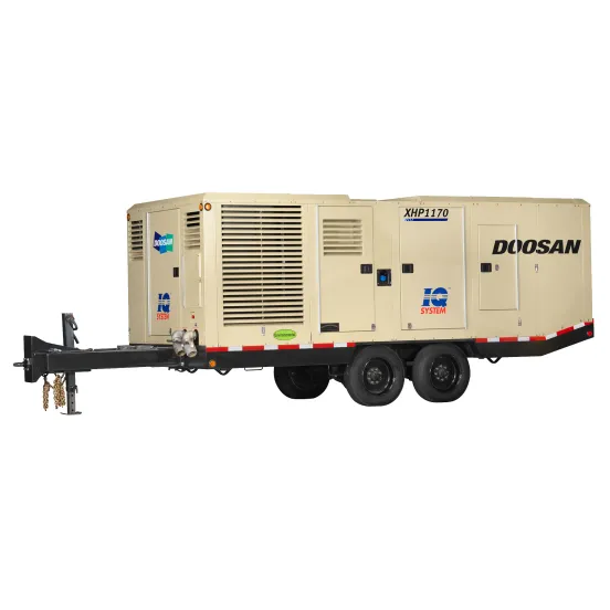 Beige Doosan Tier 4 compressor