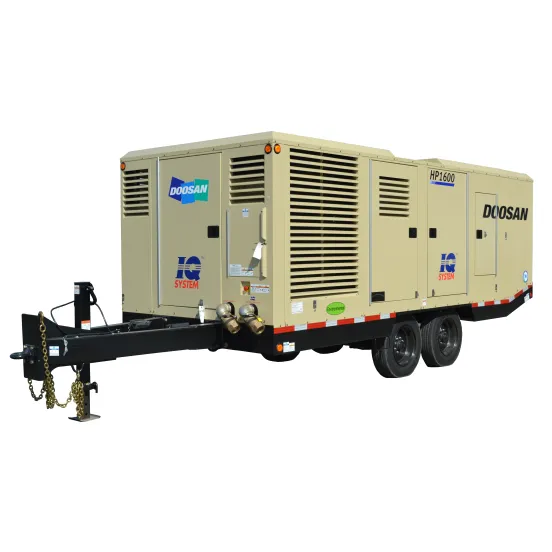 Beige Doosan air compressor