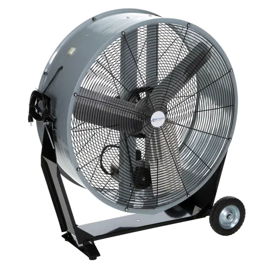Grey and black AIRMASTER Air Circulation Fan, 36 in.