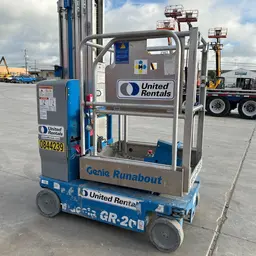 2018 Genie GR-20 Self-Propelled One-Person Lift